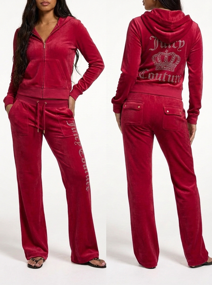 Y2K Velvet Tracksuit