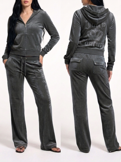 Y2K Velvet Tracksuit